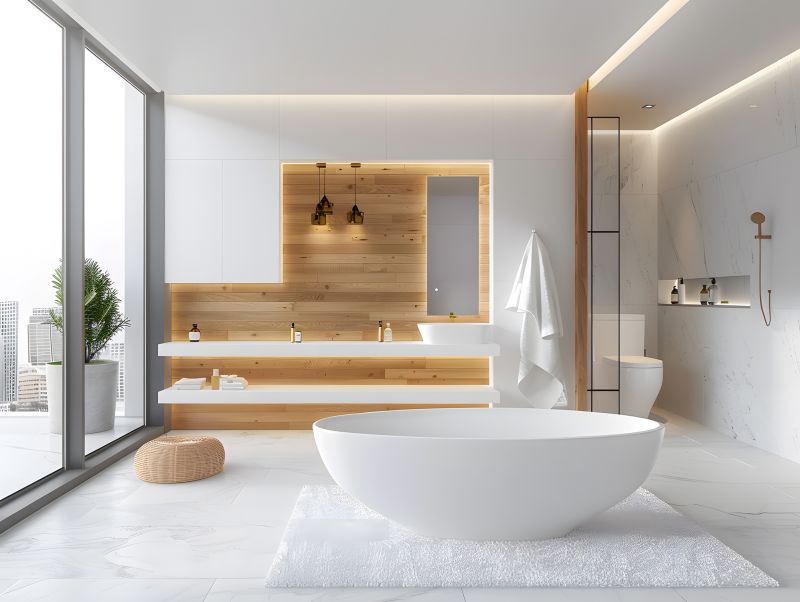 Freestanding Oval Bathtub